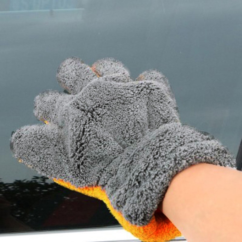1PCS Car Wash Gloves Cleaning Gloves Microfiber Cloth Cleaning Equipment