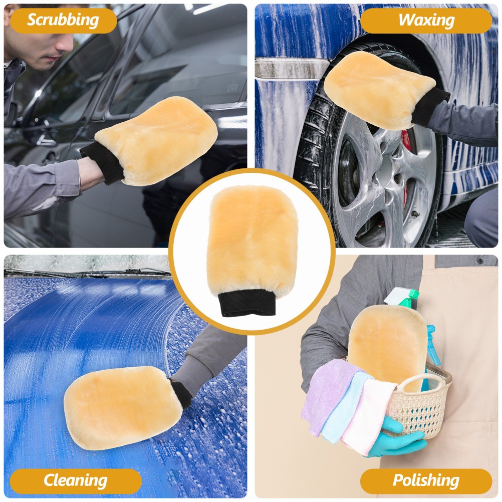 Soft Car Cleaning Glove Wash Accessories Waterproof Washing Gloves