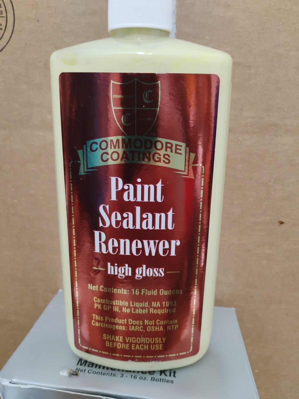 COMMODORE COATINGS AUTO DetailinMAINTENANCE KIT NEW 3 16oz Bottles