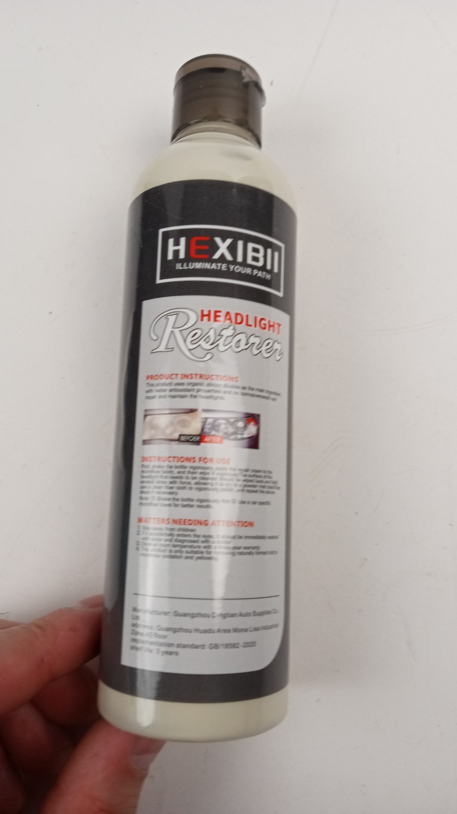 HEXIBII Car Headlight Restore and Cleaner, Removes Dullness, Yellowing and…