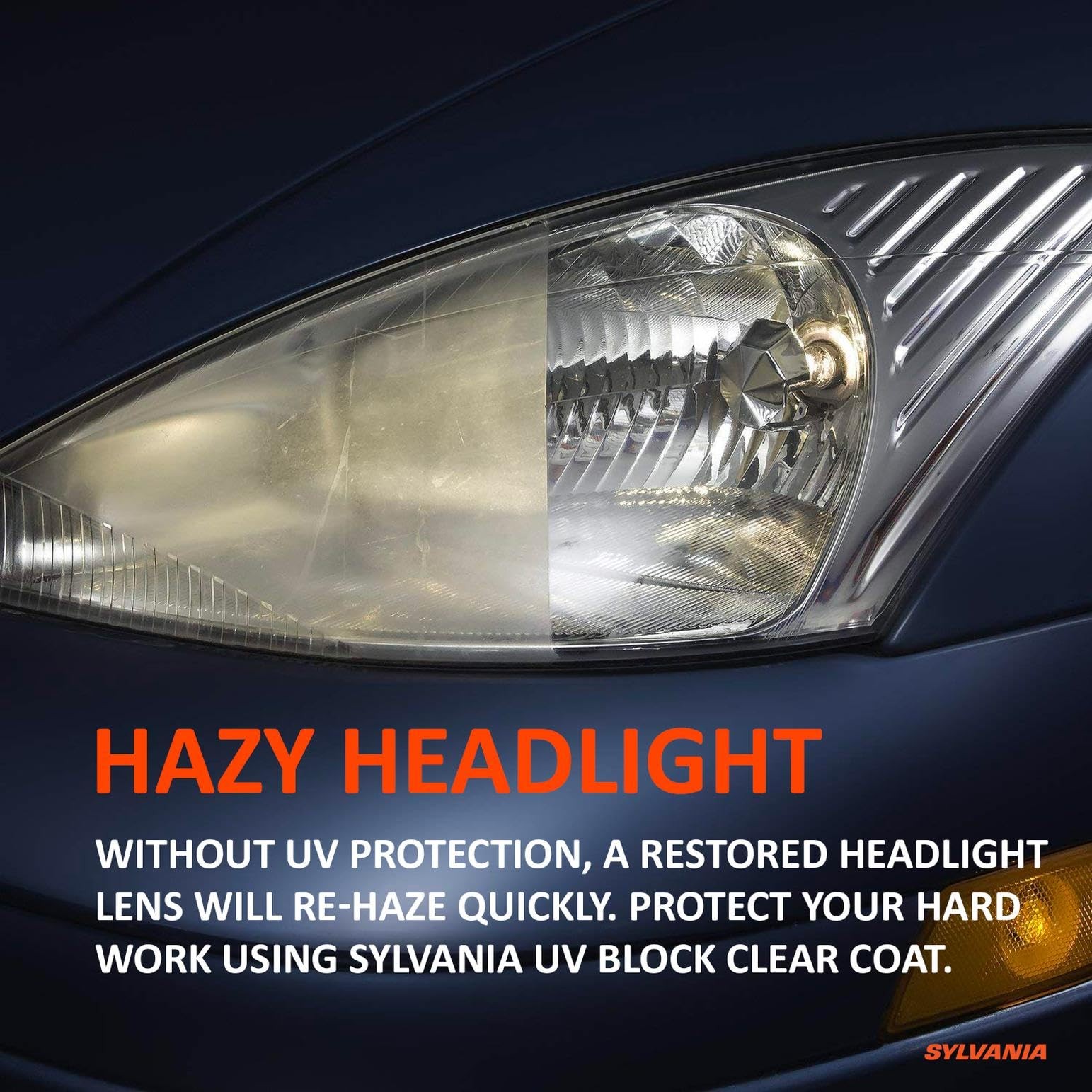SYLVANIA – Headlight Restoration Essentials Kit – UV Block Clear 1 fl. oz