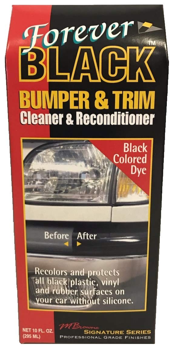 Forever Black Bumper & Trim Kit NEW Improved Formula & Larger Size