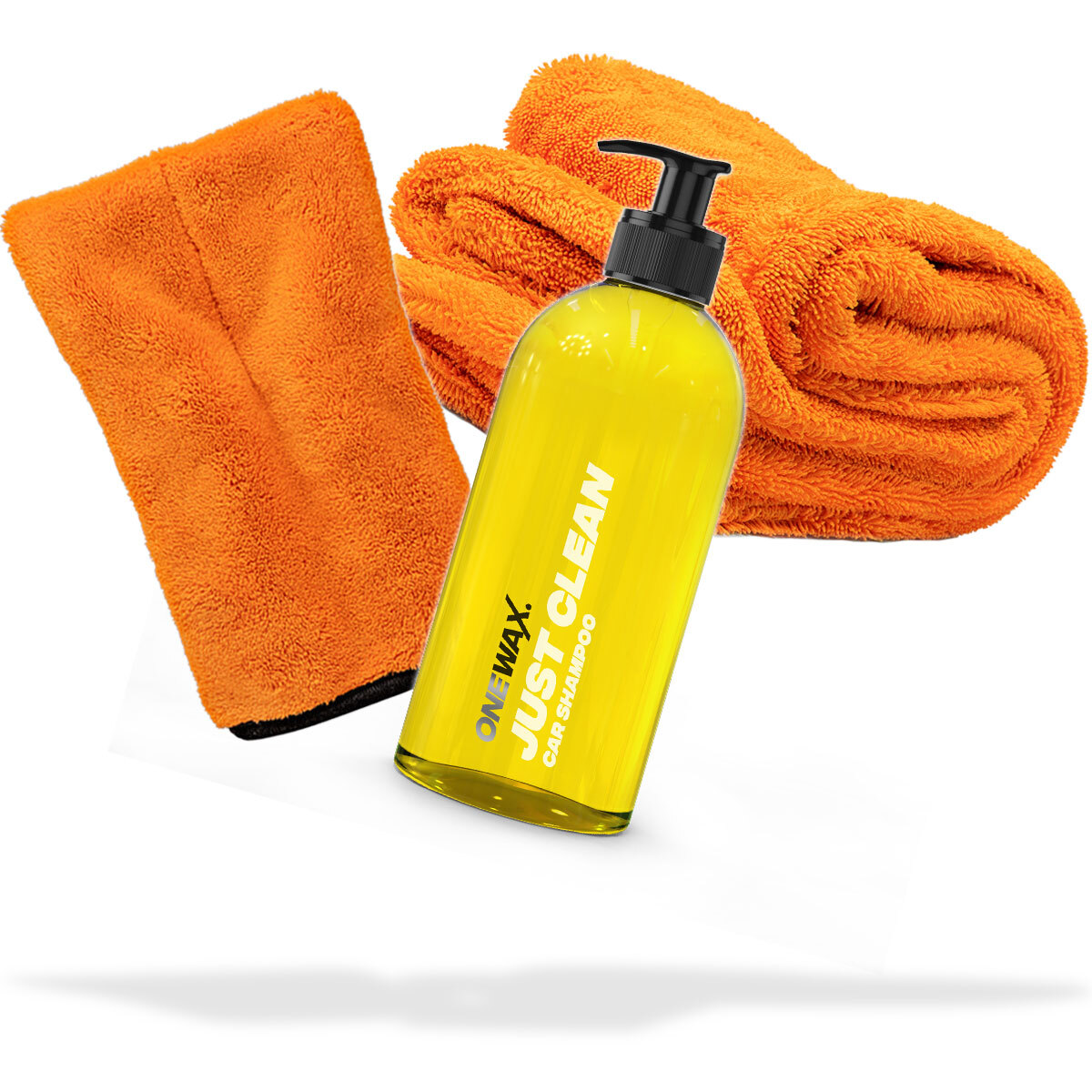 Waschset Auto Onewax Just Clean Shampoo + Handschuh + Mikrofaser Trockentuch