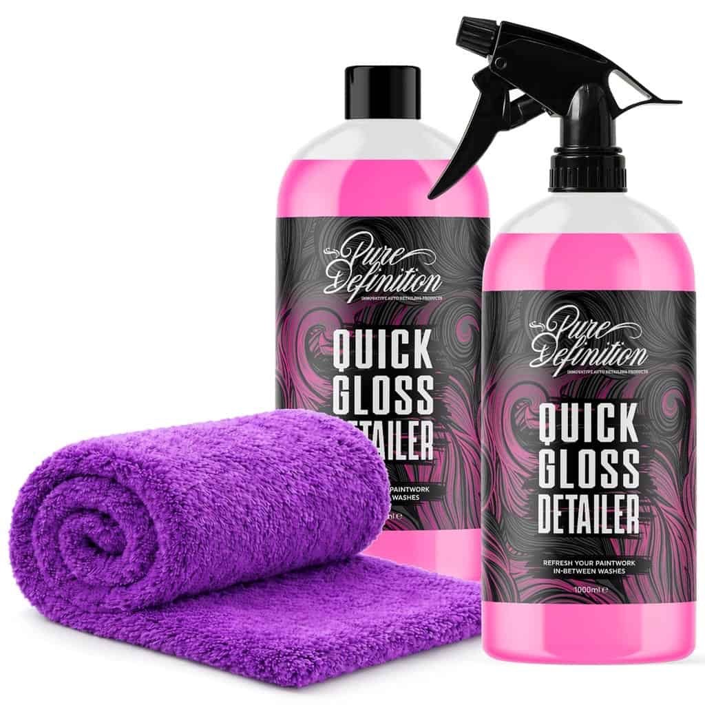 Quick Gloss Detailer – Deep Shine Detail Spray Paint & Trim – Pure Definition