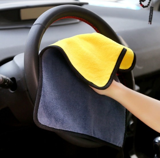 800GSM Premium Microfiber Car Drying Towel Scratch-Free Absorbent 30x60cm