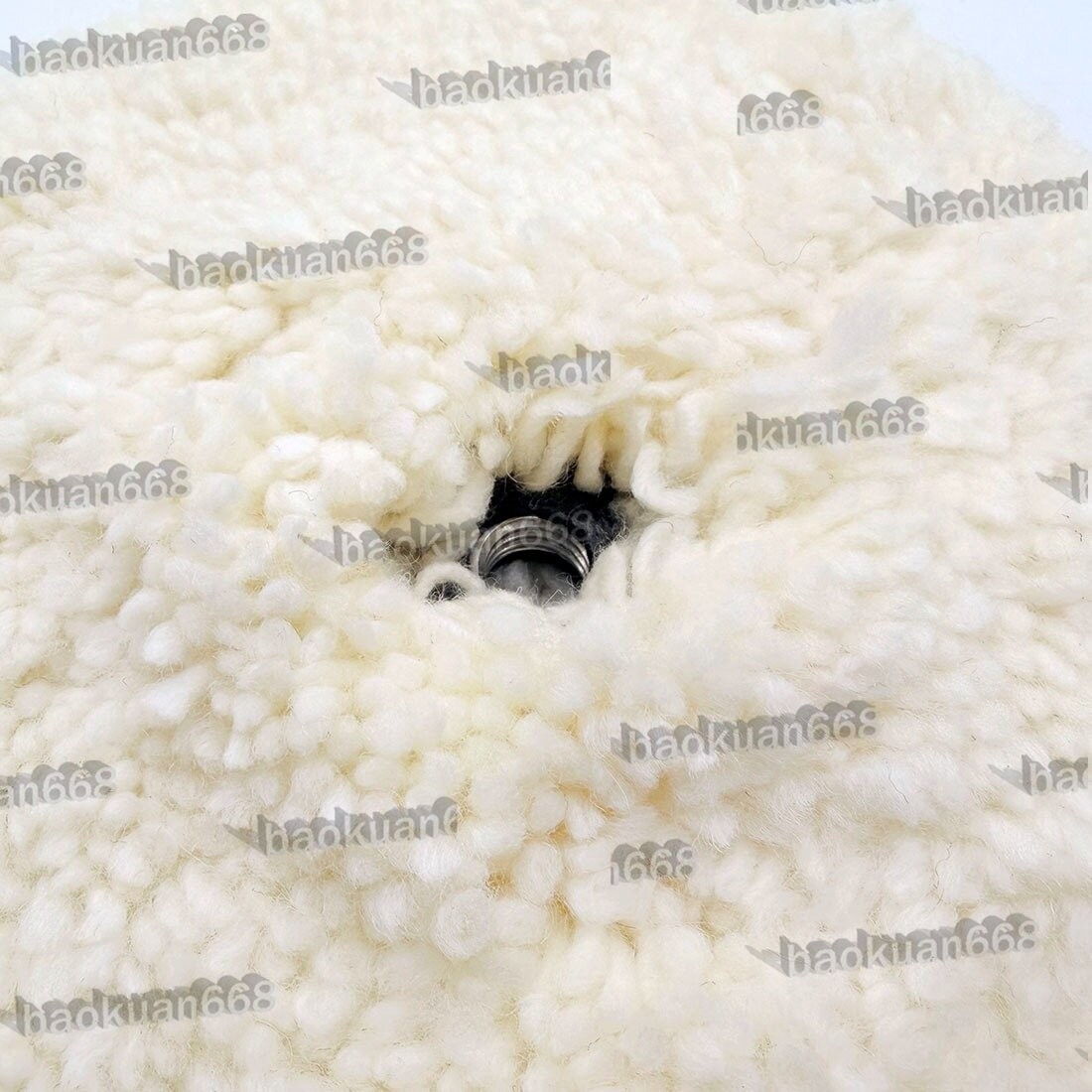1PC Wool Ball Double-sided Polished Wool Wheel Lock Screw Wax Scratch Coarse