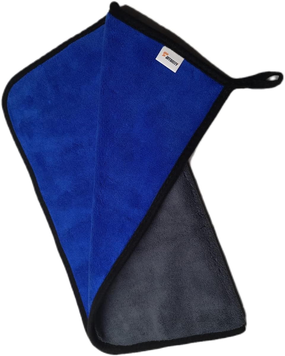 Large Thick Quick-Drying 800GSM Microfiber Car Cleaning Towel Polishing Waxing C