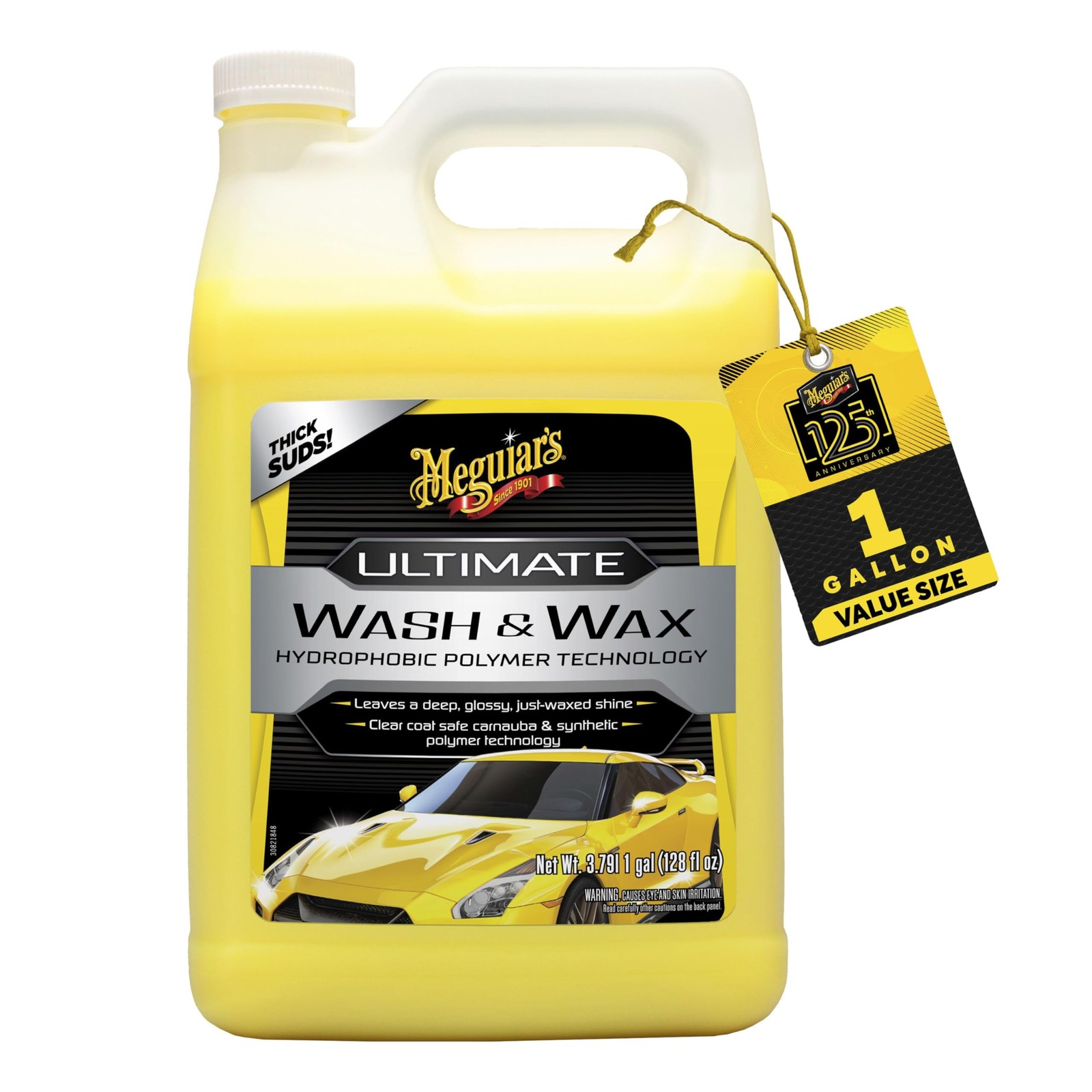 Meguiar’s Ultimate Wash and Wax, 128 Fl Oz (Pack of 1), & Wax