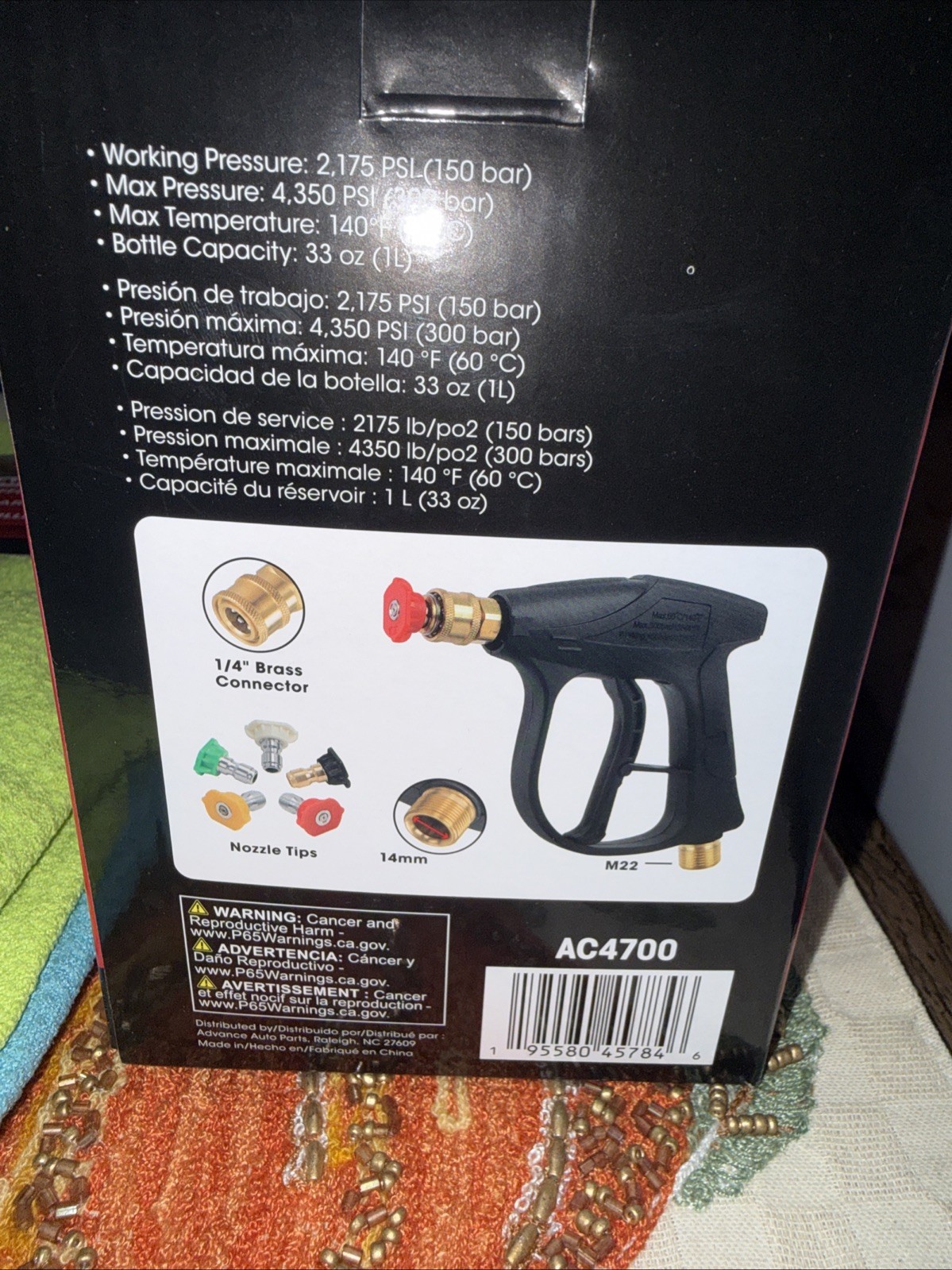 Auto Craft Bundle Combo Brand New Factory Sealed Car Wash Detailing Apron Too