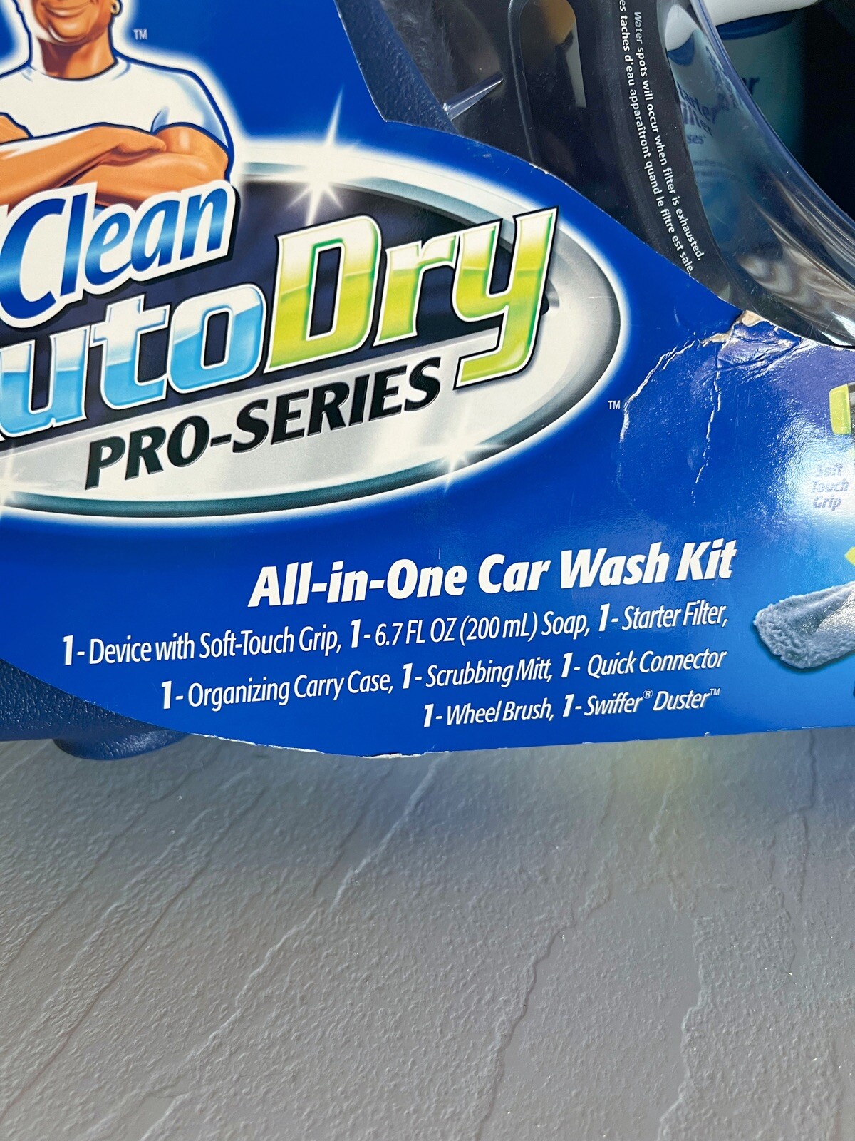 New! Mr. Clean AUTO DRY Pro-Series ALL IN ONE CAR WASH KIT *Complete*