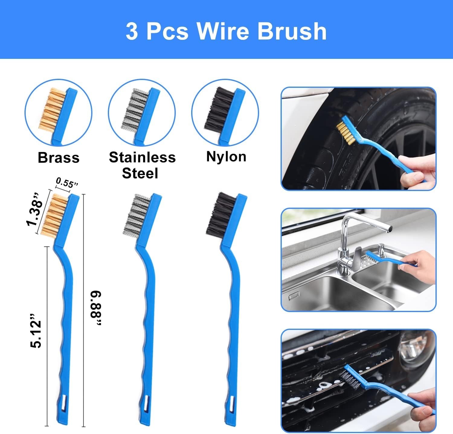 Car Detailing Kit 26 Pcs Auto Interior Exterior Wheel Brushes Car Wash Equipment