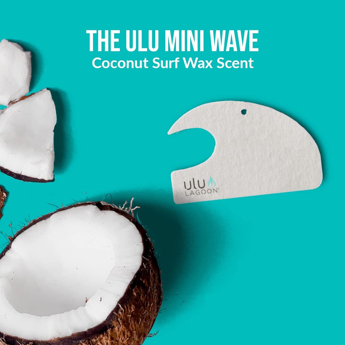 ulu Lagoon Hanging Car Air Freshener | Tropical 1 Count (Pack of 3), White