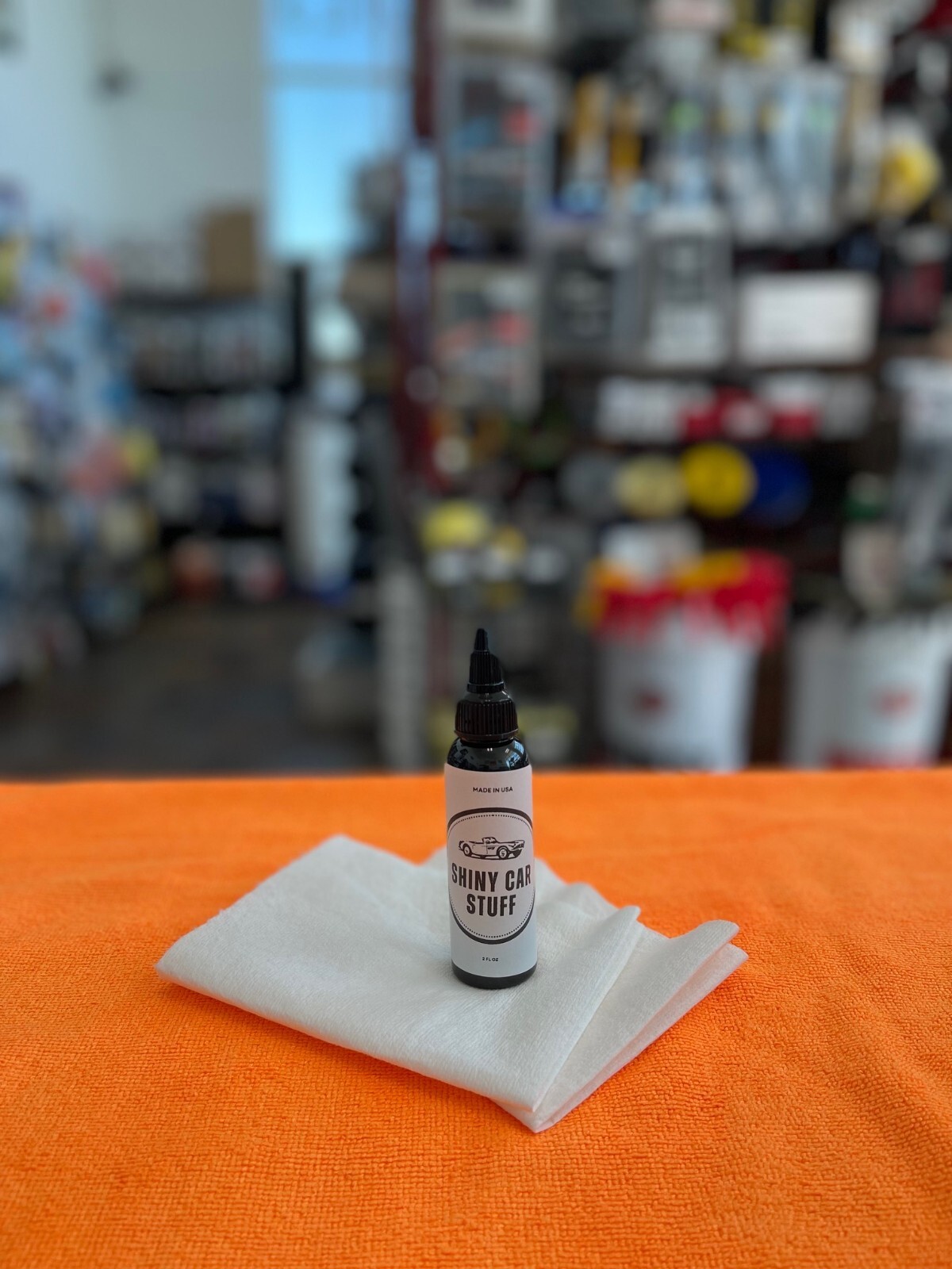 Shiny Car Stuff 2oz + 2 FREE Application Towels SCS2