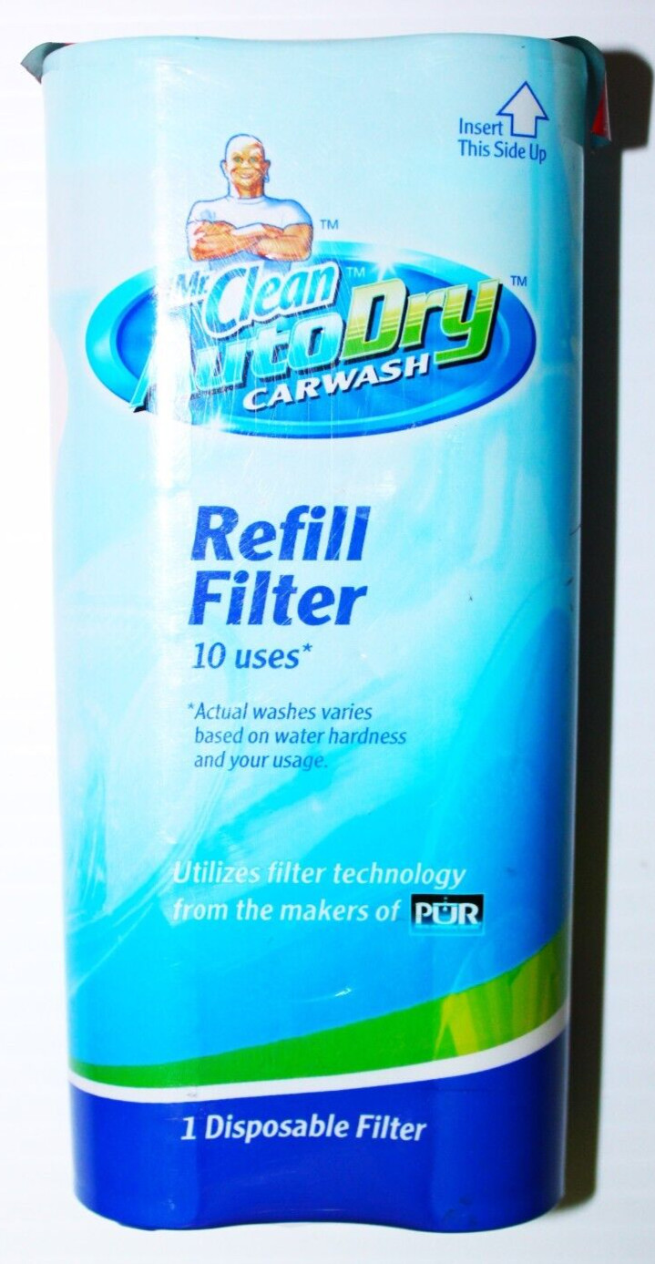 Mr. Clean Auto Dry Car Wash Refill Filter 10 Uses Disposable New Autodry Carwash