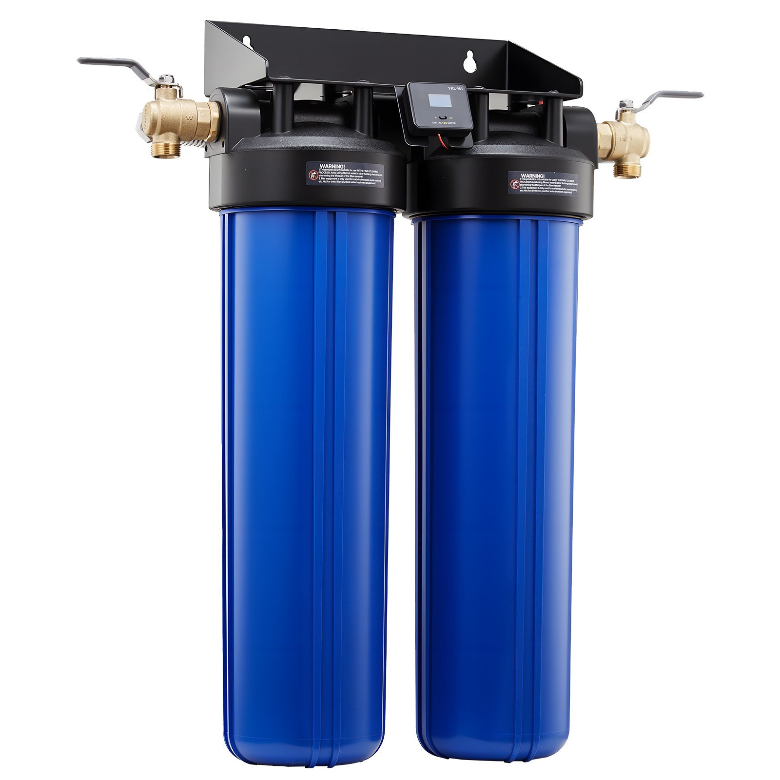 VEVOR Deionized Water System for Spotless Car Wash with 2 x 4L DI Resin & Bypass