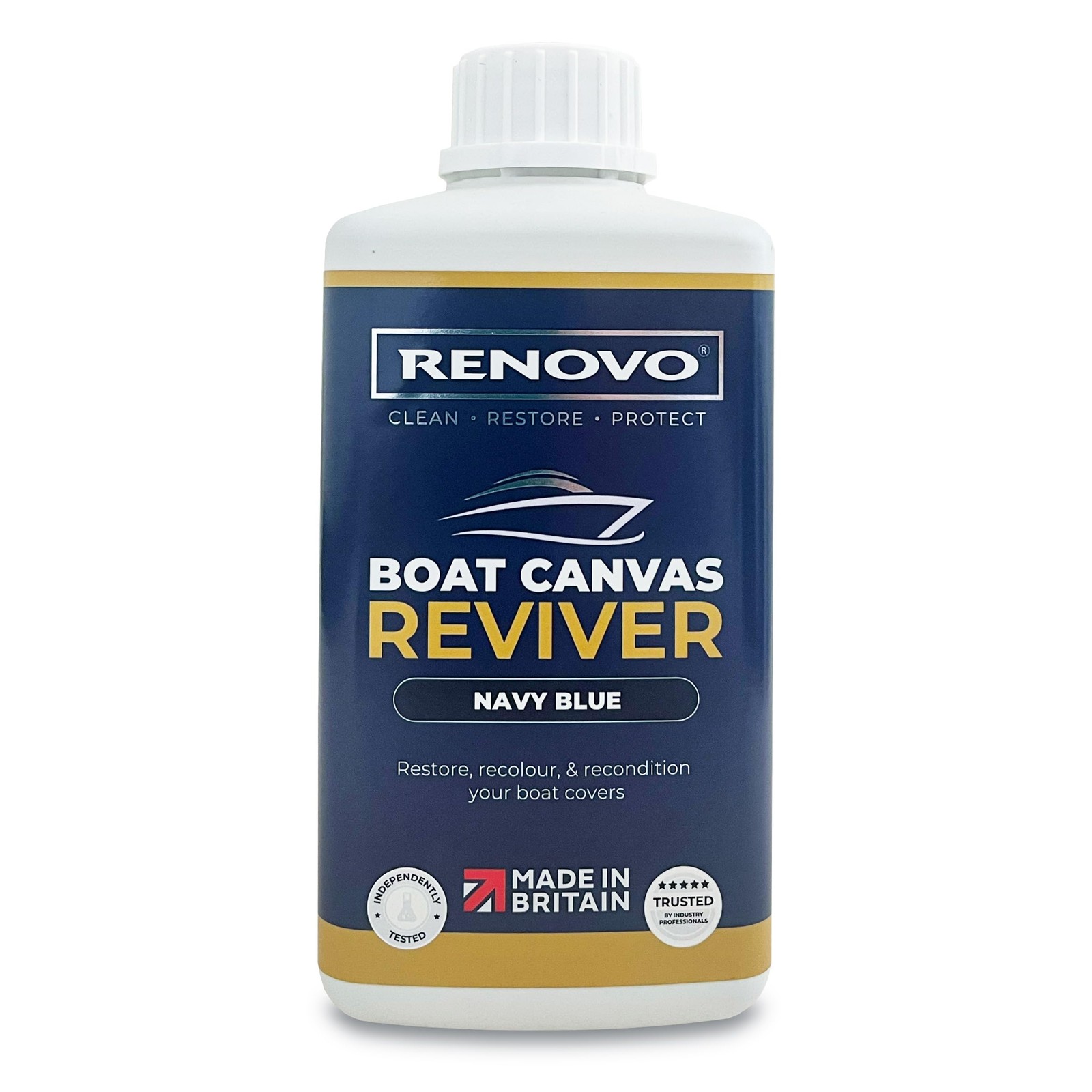 Regenerating Agent for Boat Cover, Navy Blue, 500 ml