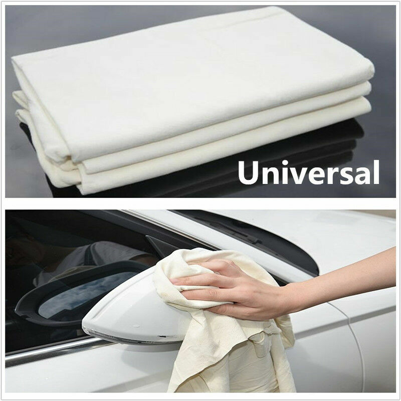 1 Pcs Chamois Cleaning Towel Genuine Leather Sponge Cloth Towel For Car Washing