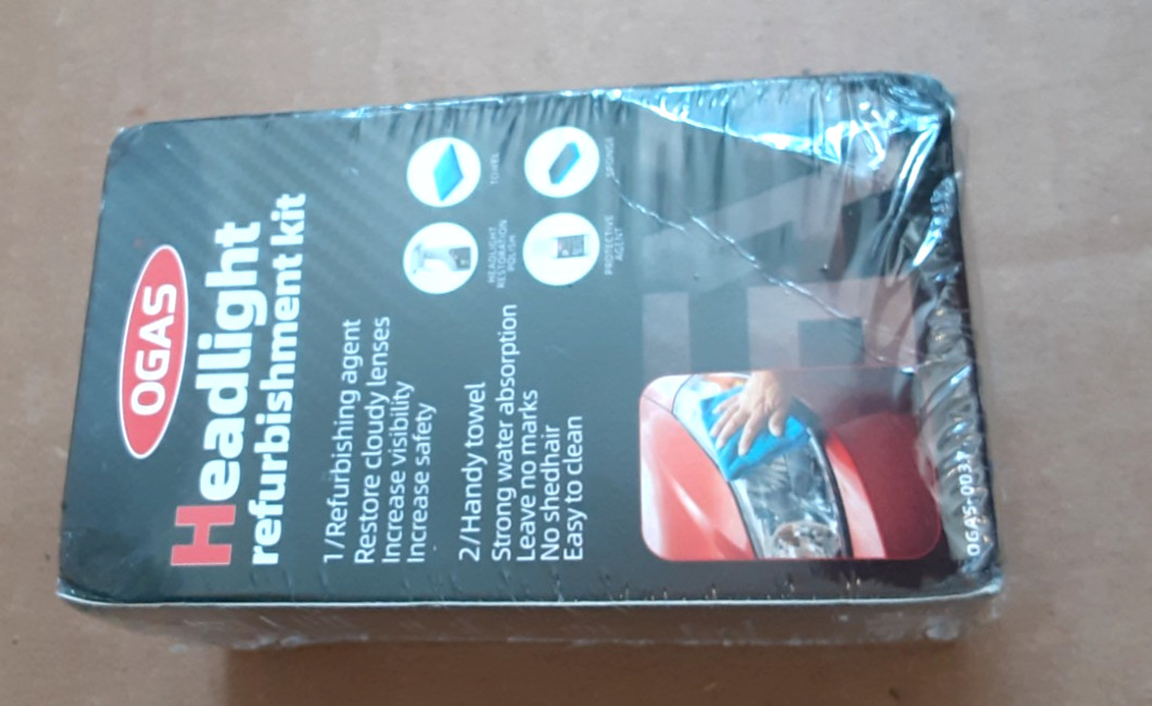 3 Automotive Headlamp Restoration Fluid Oxidized Headlight Refurbishment Kits