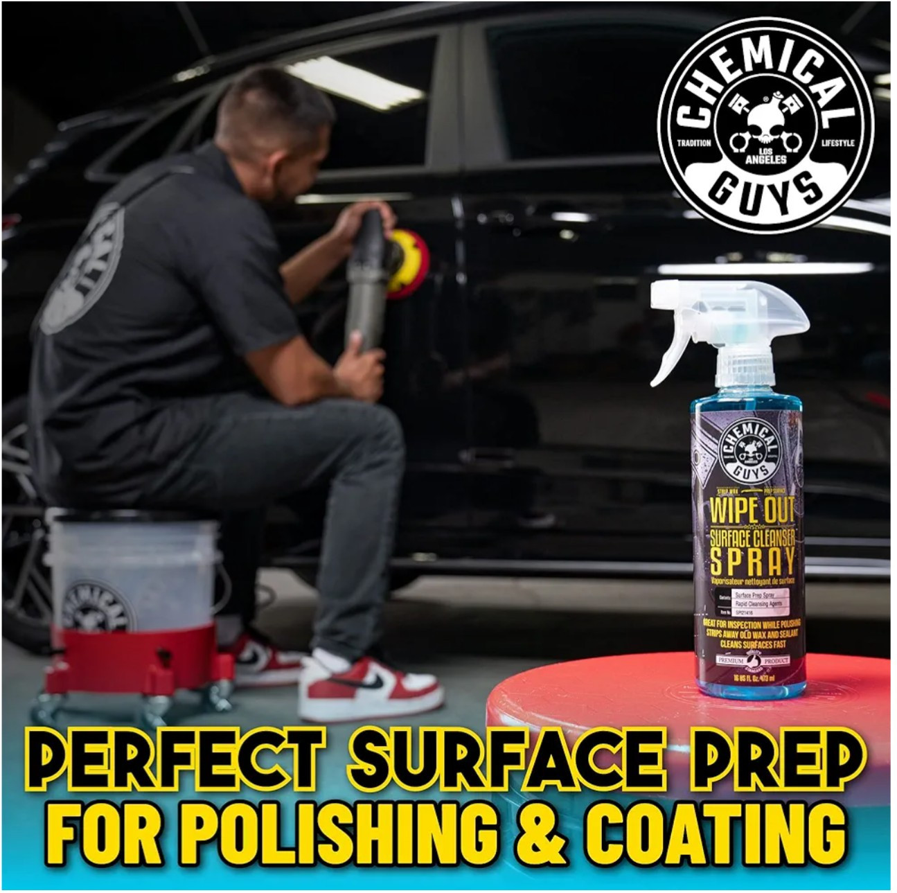 BEST VALUE BULK DEAL! 38 Chemical Guys Wipe Out Surface Cleanser (16 oz) Bottles
