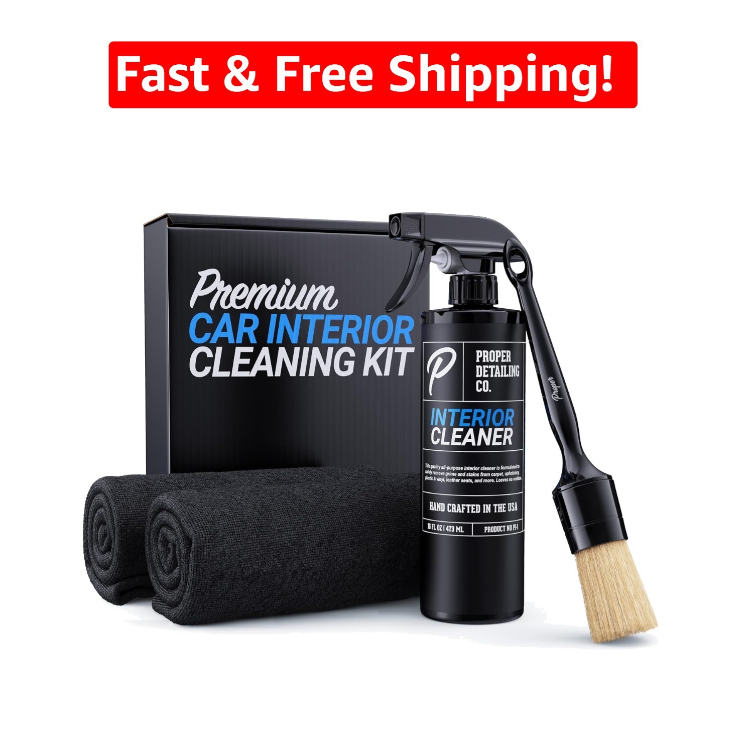 Interior Car Cleaning Kit – Complete Detailing Supplies for All Vehicles