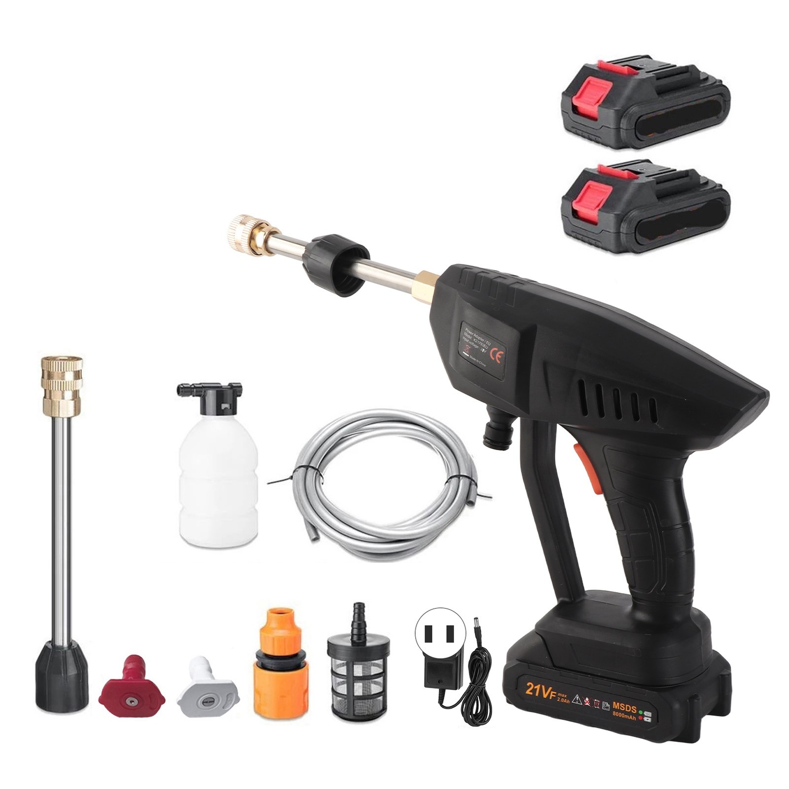 Cordless Pressure Washer 120PSI Portable Pressure Cleaner Handheld With Battery