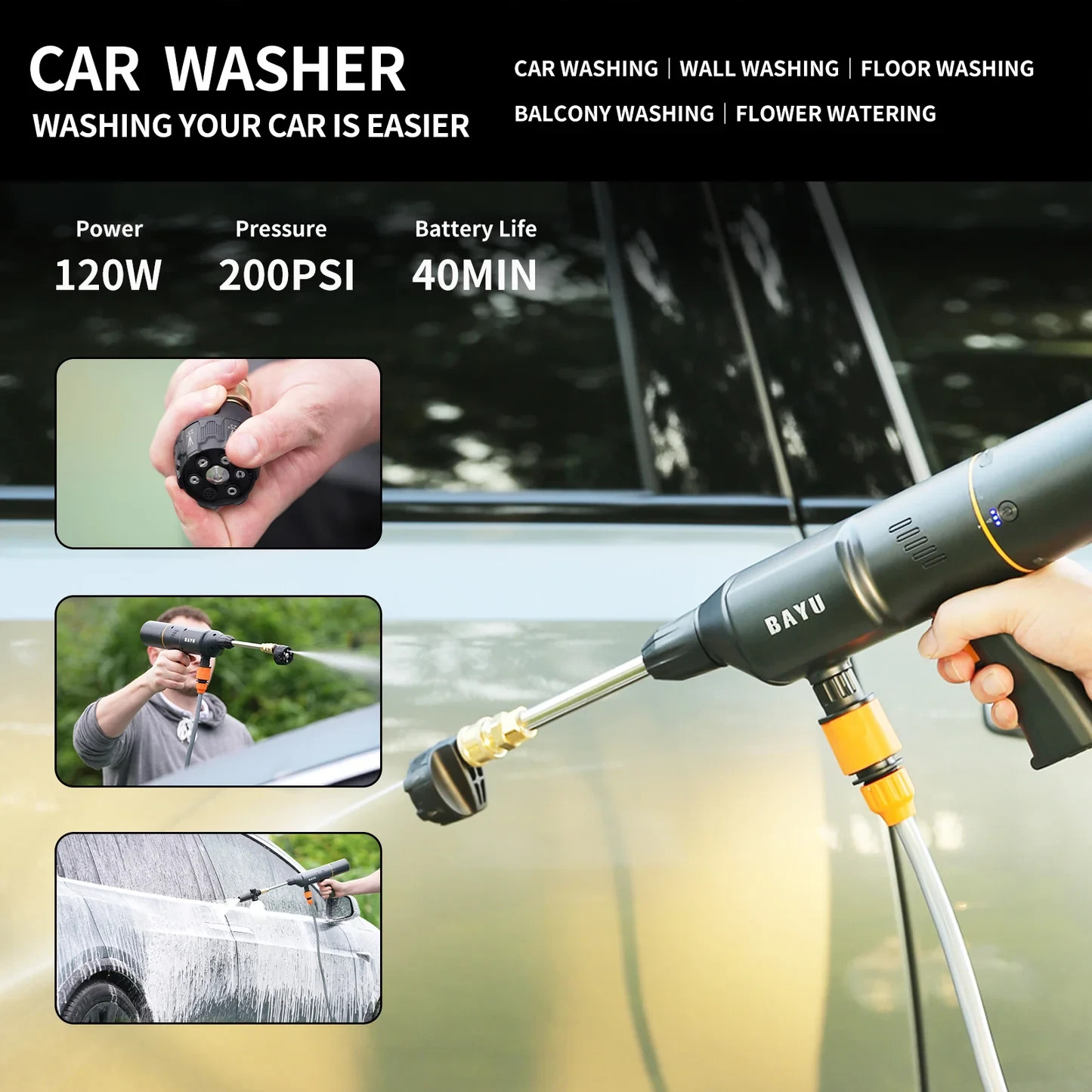 6-in-1 Bayu Modular Car Smart Kit E-Pro C– NEW Cleaning Kit