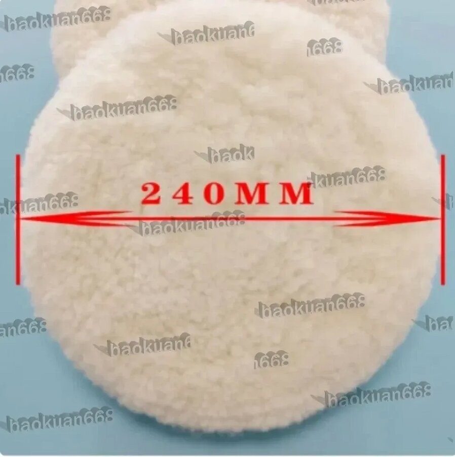 1PC Wool Ball Double-sided Polished Wool Wheel Lock Screw Wax Scratch Coarse