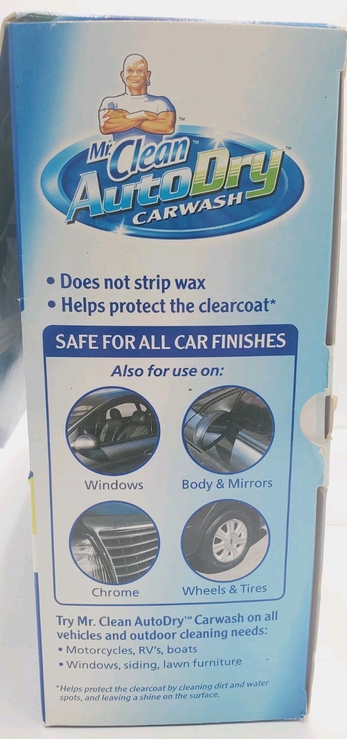 New Mr. Clean AutoDry Carwash System Auto Car Detail Kit Soap Filter Sprayer