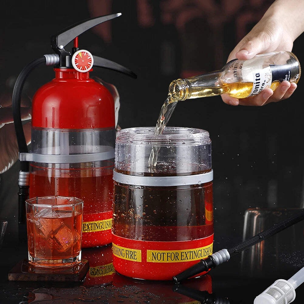 1 5L Wine Drink Dispenser Fire Extinguisher Pourer Party Beer Beverage