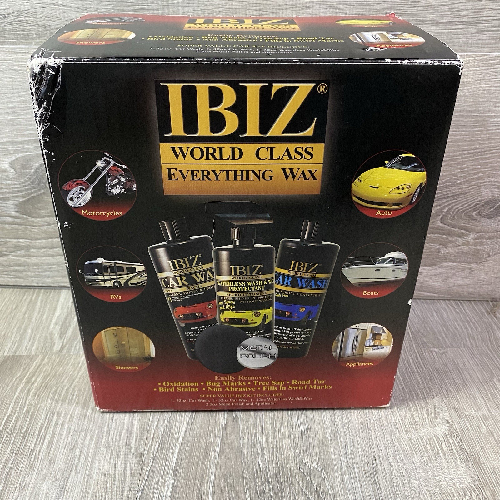 IBIZ World Class Everything Products Car Wash & Wax Polish New Open Box🔥