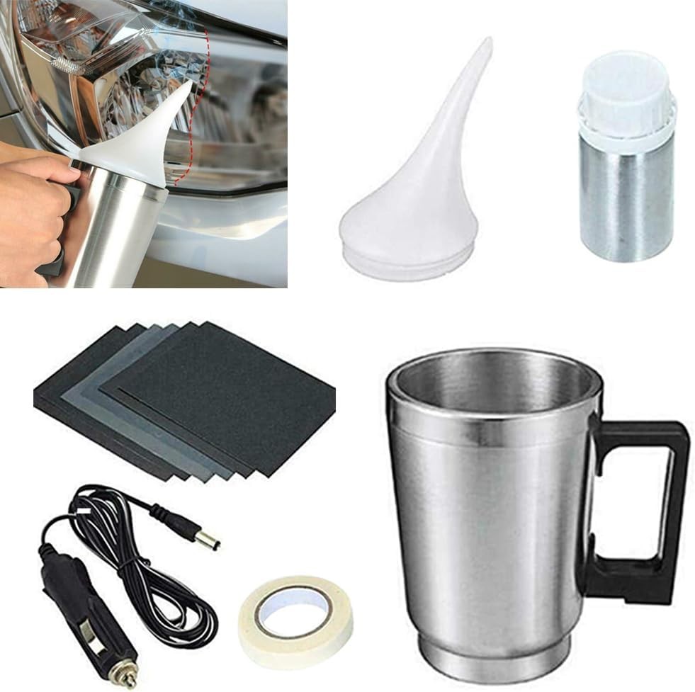 Atomizing Cup Car Headlight Lens Repair Tool Restoration Auto Restore Kit…