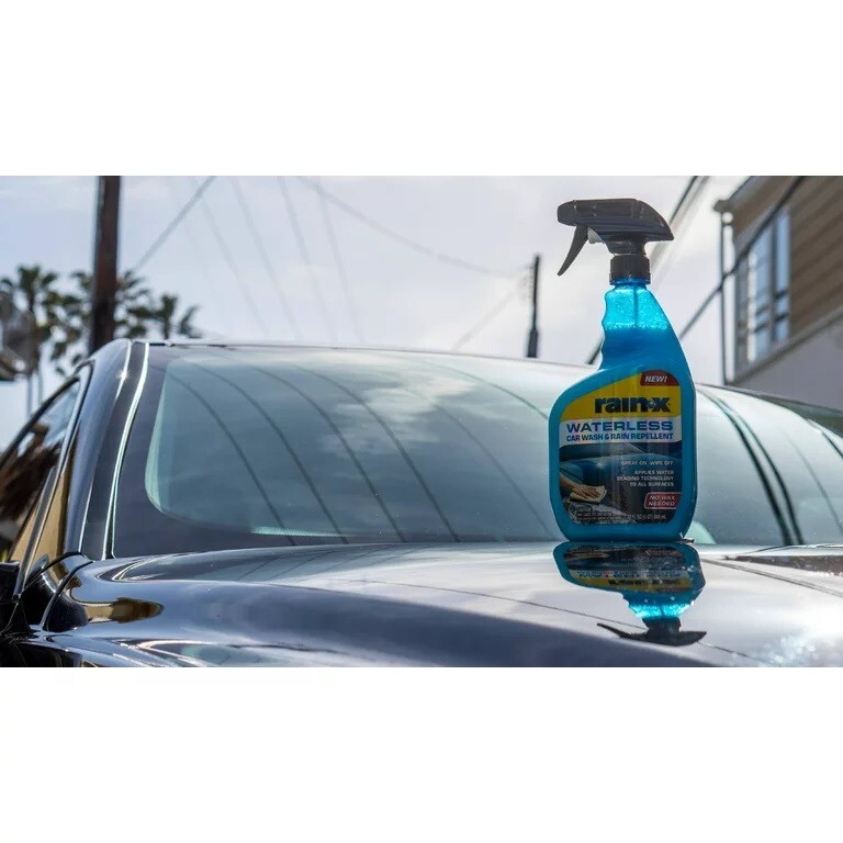 Rain-X Waterless Car Wash & Rain Repellent, Safe For All Exterior Surfaces