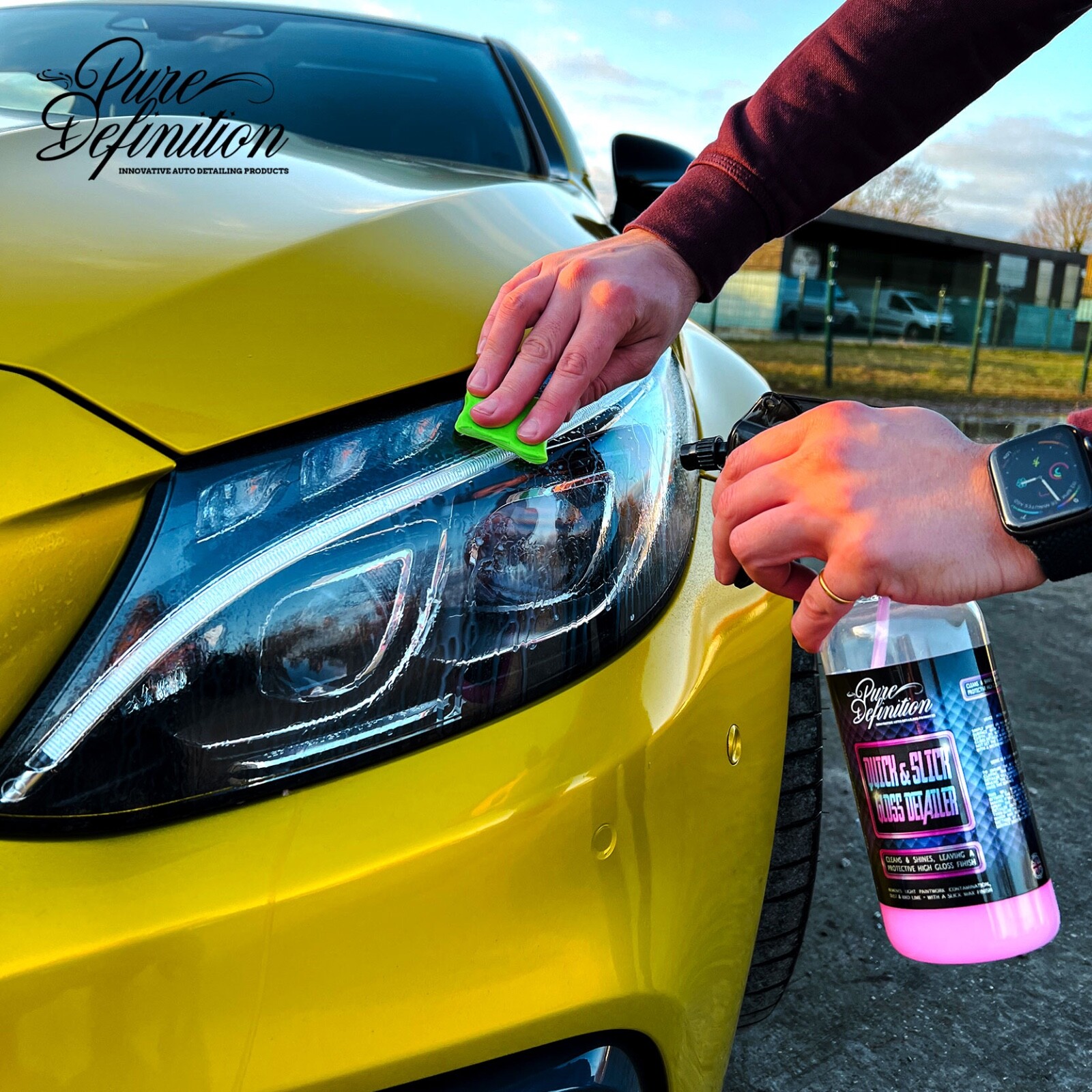 Car Restoration Kit Valeting Cleaning Polish Wax Wash Clay Set Pure Definition