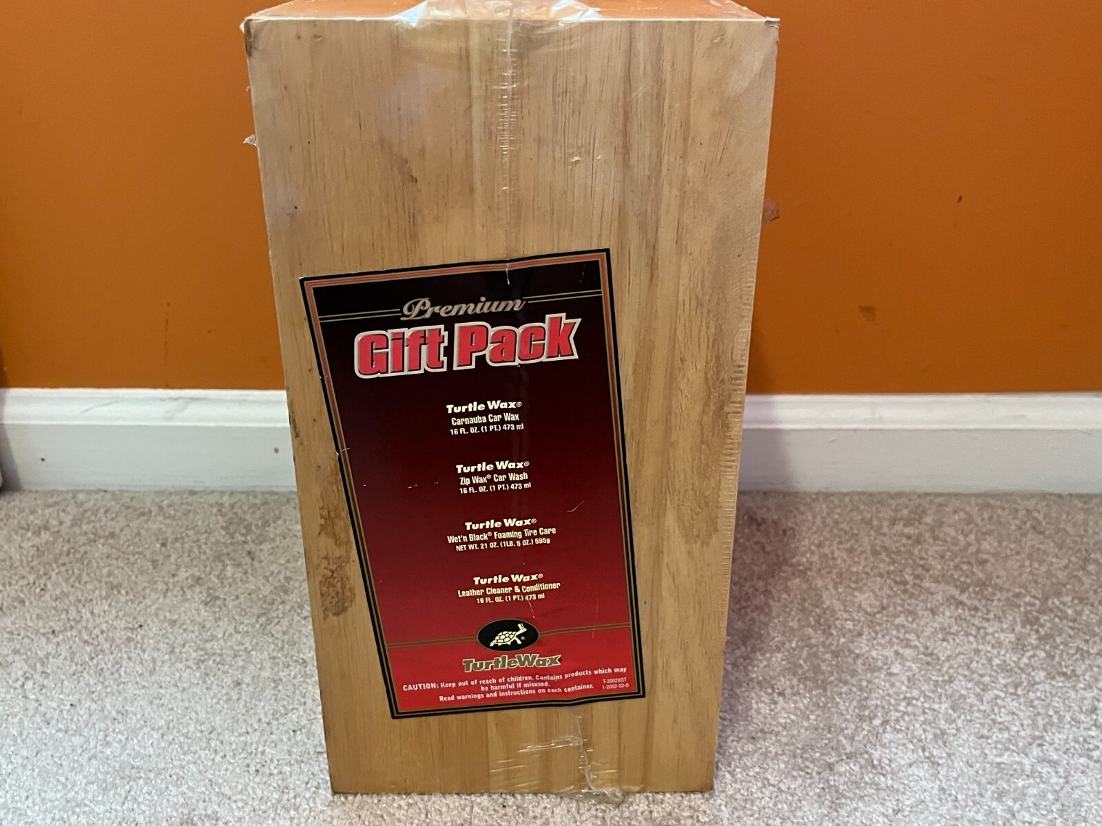 Turtle Wax Premium Gift Pack Limited Edition Wood Box 50 CD Crate NEW Sealed VTG