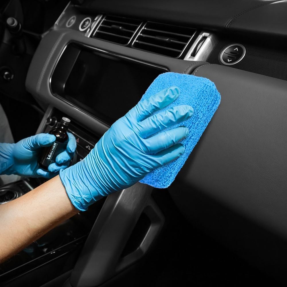 Microfiber Applicator Pads, Scratch-Free Car Wash Sponge for Cleaning, Wax F…