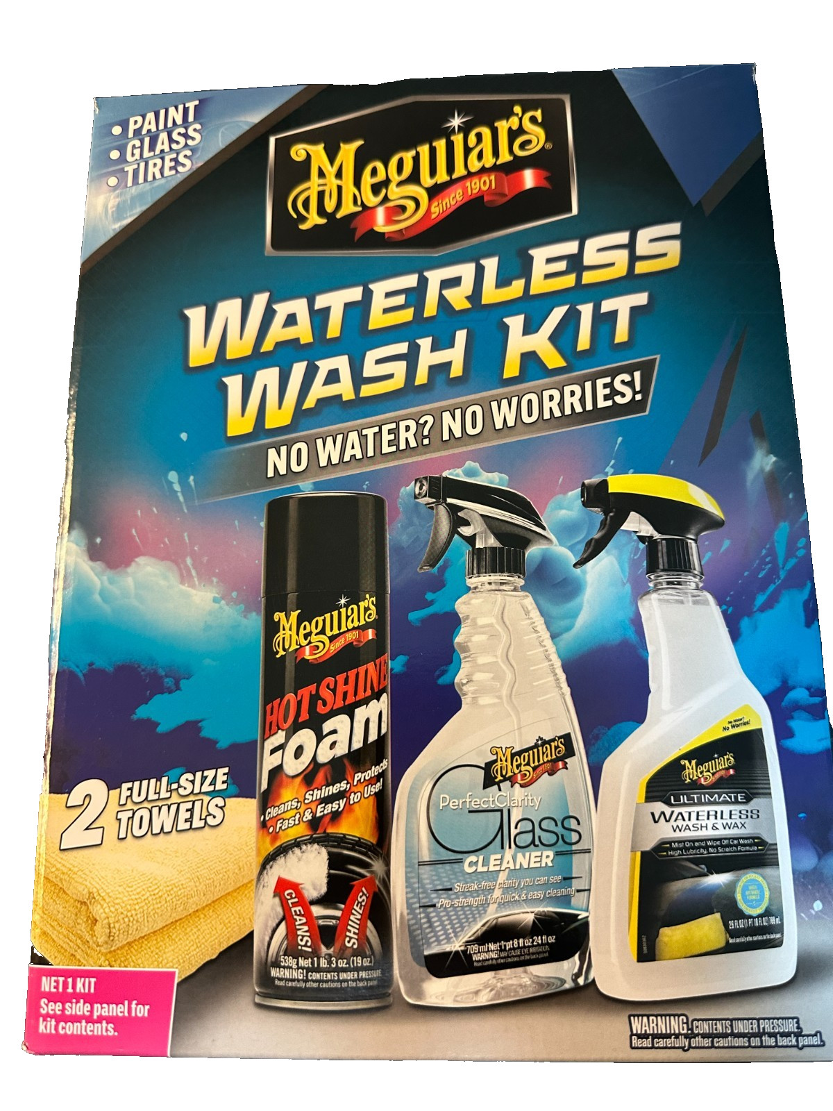 New in Box! Meguiar’s Waterless Wash Kit -Amazing Results Without Water!