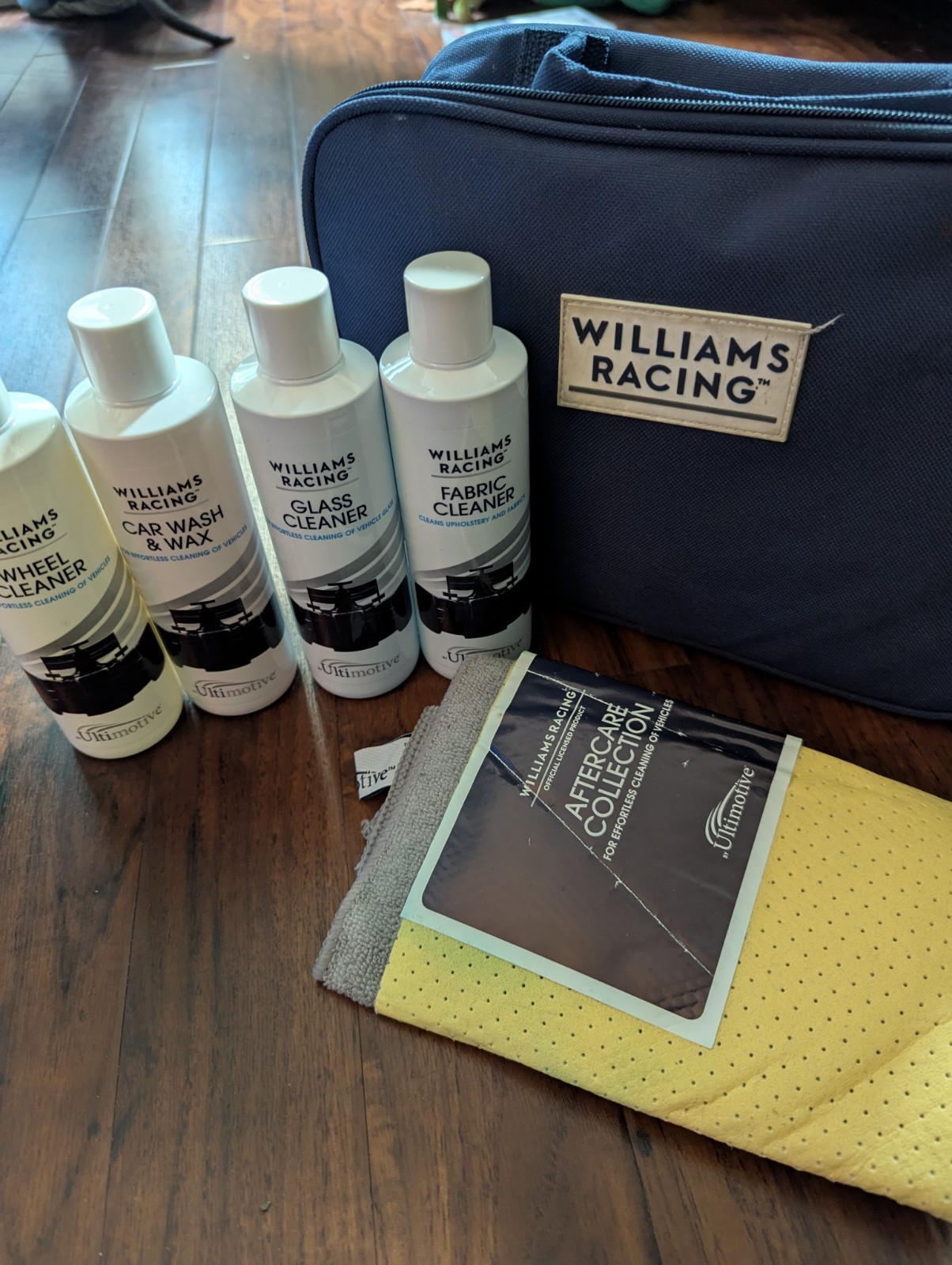Original Williams Racing Car Cleaning Kit New/Unused Car Care/Wash Kit