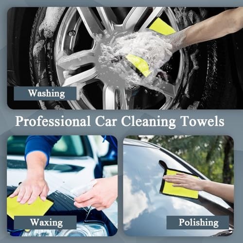 Car Cleaning Gun w/ Microfiber Cleaning Cloth Car Detailing Brush,High Pressure