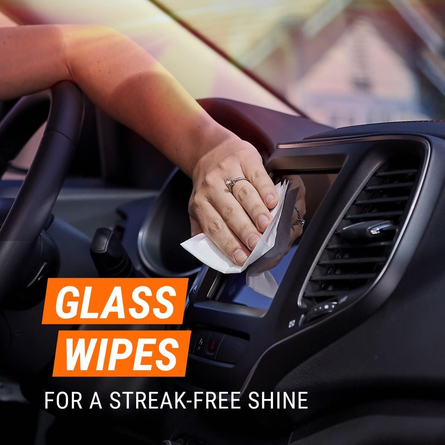 Armor All 3-Pack Car Wipes Kit – Protectant, Cleaning & Glass (90 Count Total)