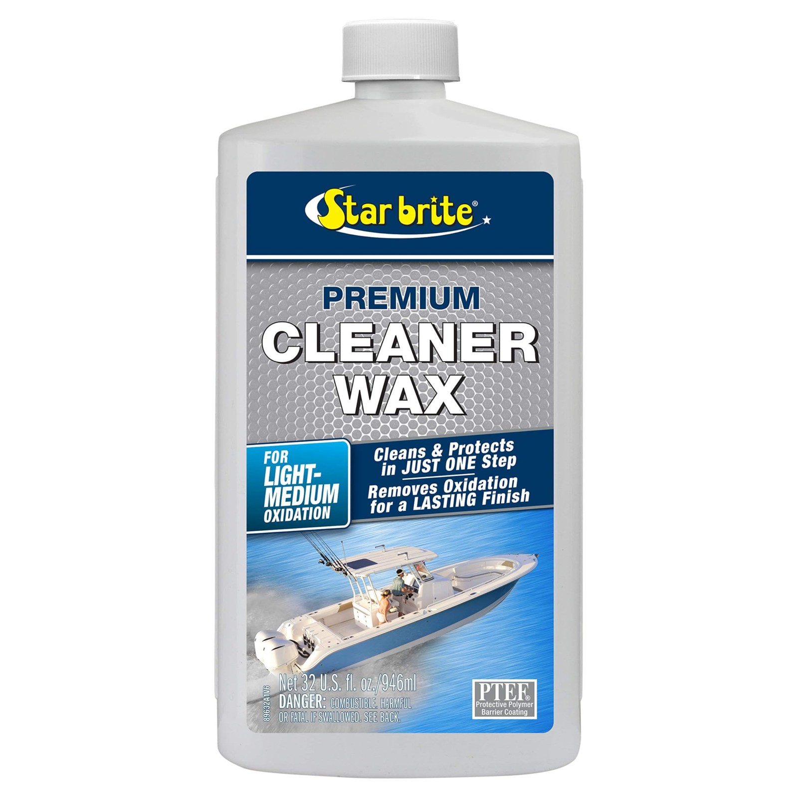 STAR BRITE One-Step Premium Cleaner Wax – Cleans and Protects in One Easy Step