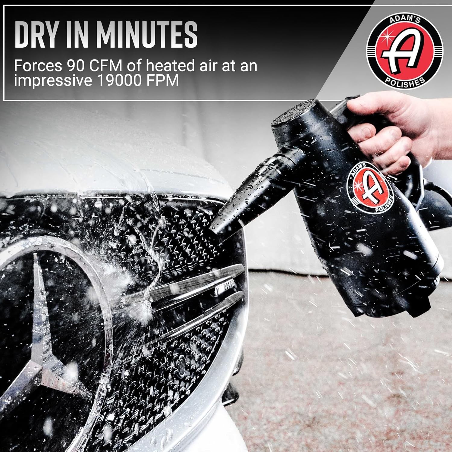 Mini – Handheld High Powered Filtered Car Wash Dryer Blower| Dry Before Car C…