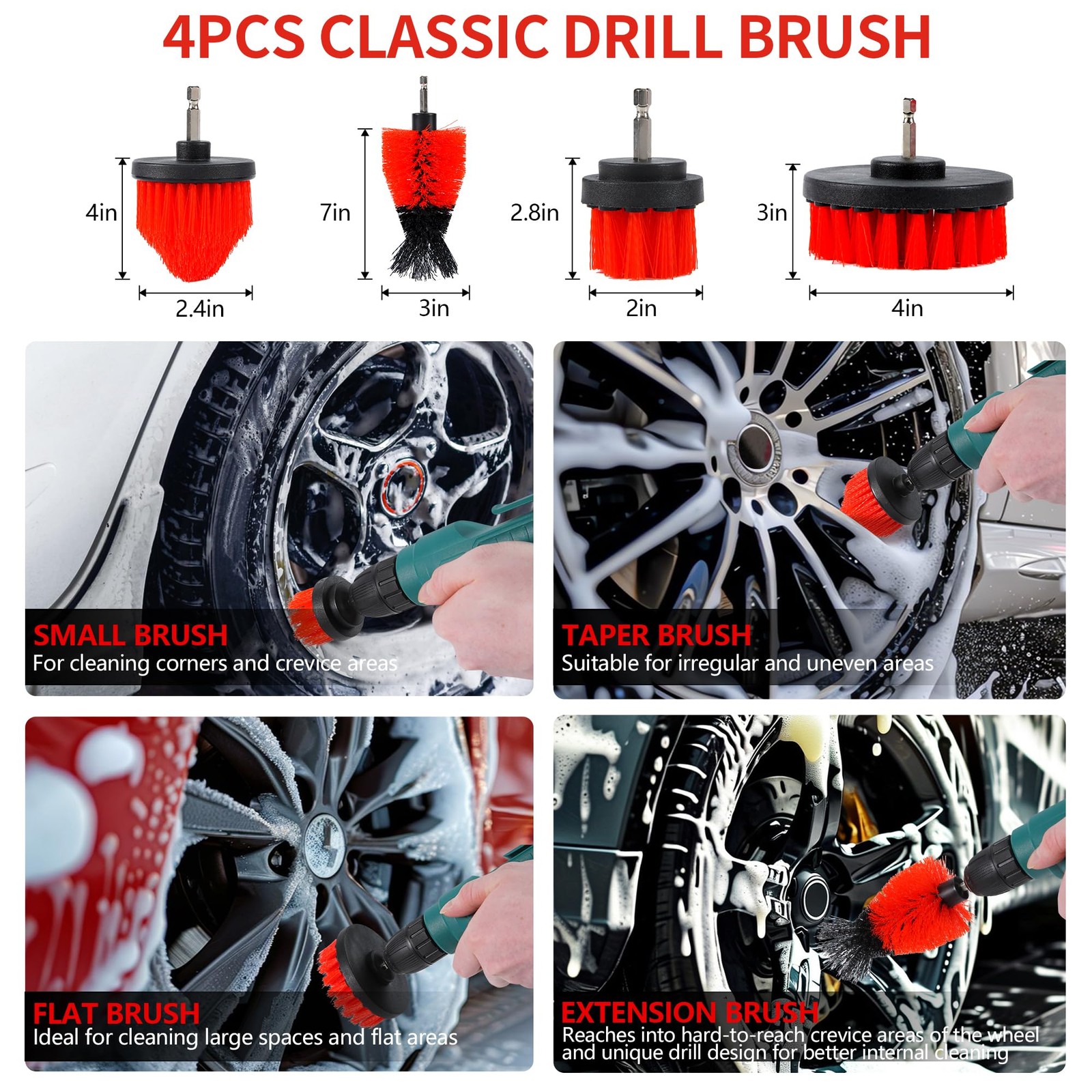 35Pcs Car Detailing Kit & Cleaning – Windshield Tool, Long…
