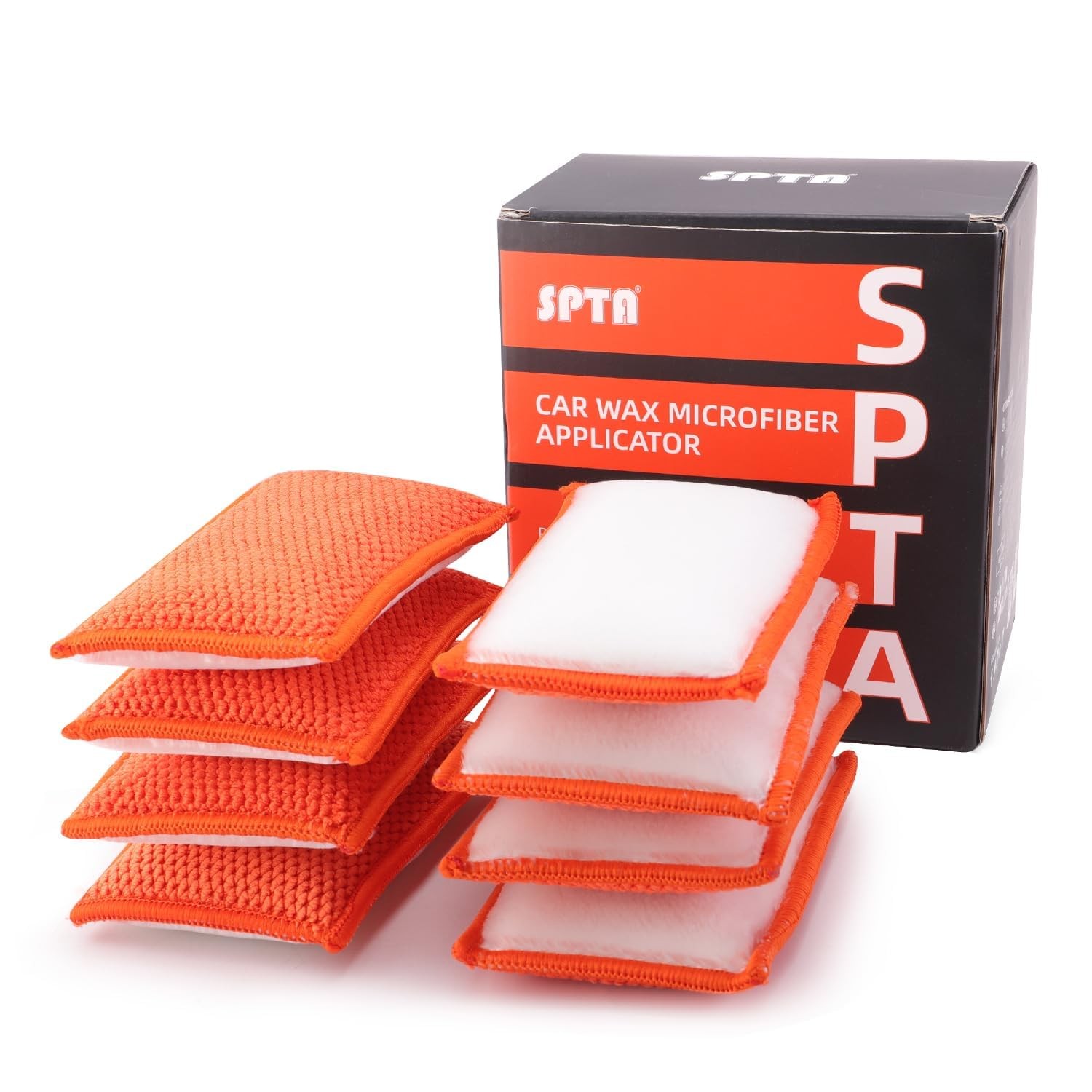 SPTA Car Interior Scrubbing Sponge, 8Pcs 8pcs Sponge