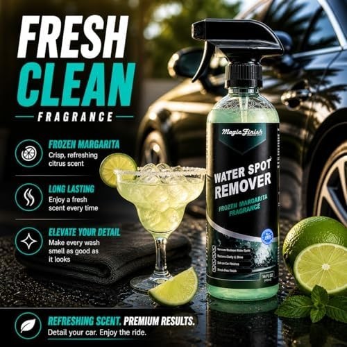 Magic Finish Complete Car Care Bundle – Ceramic Shine Spray, Water Spot Remover