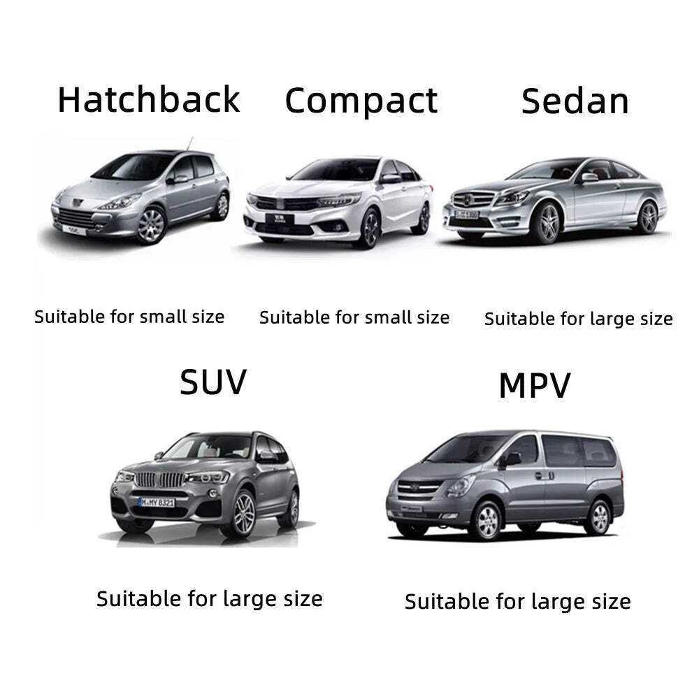 Car Sunshade Windshield Umbrella with 360°Rotation Bendable Handle Front Window