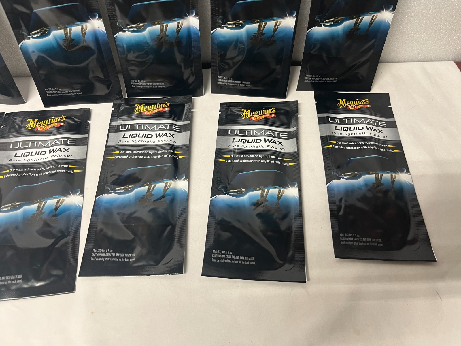 LOT OF 10 MEGUIAR’S CHEMIA SAMOCHODOWA G18216T ULTIMATE WAX SAMPLE 14ML