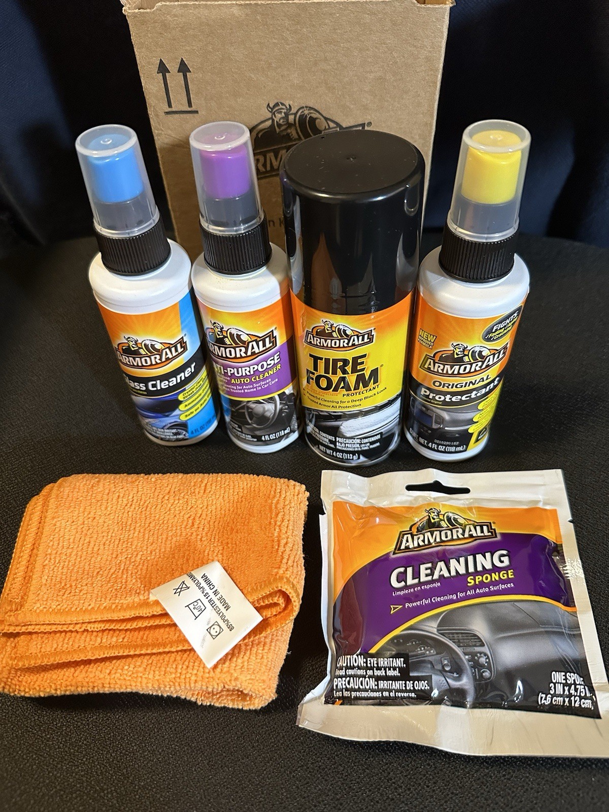 Armor All Quick Clean Kit Car Detailing Brand New, Tire, Multipurpose, Glass etc