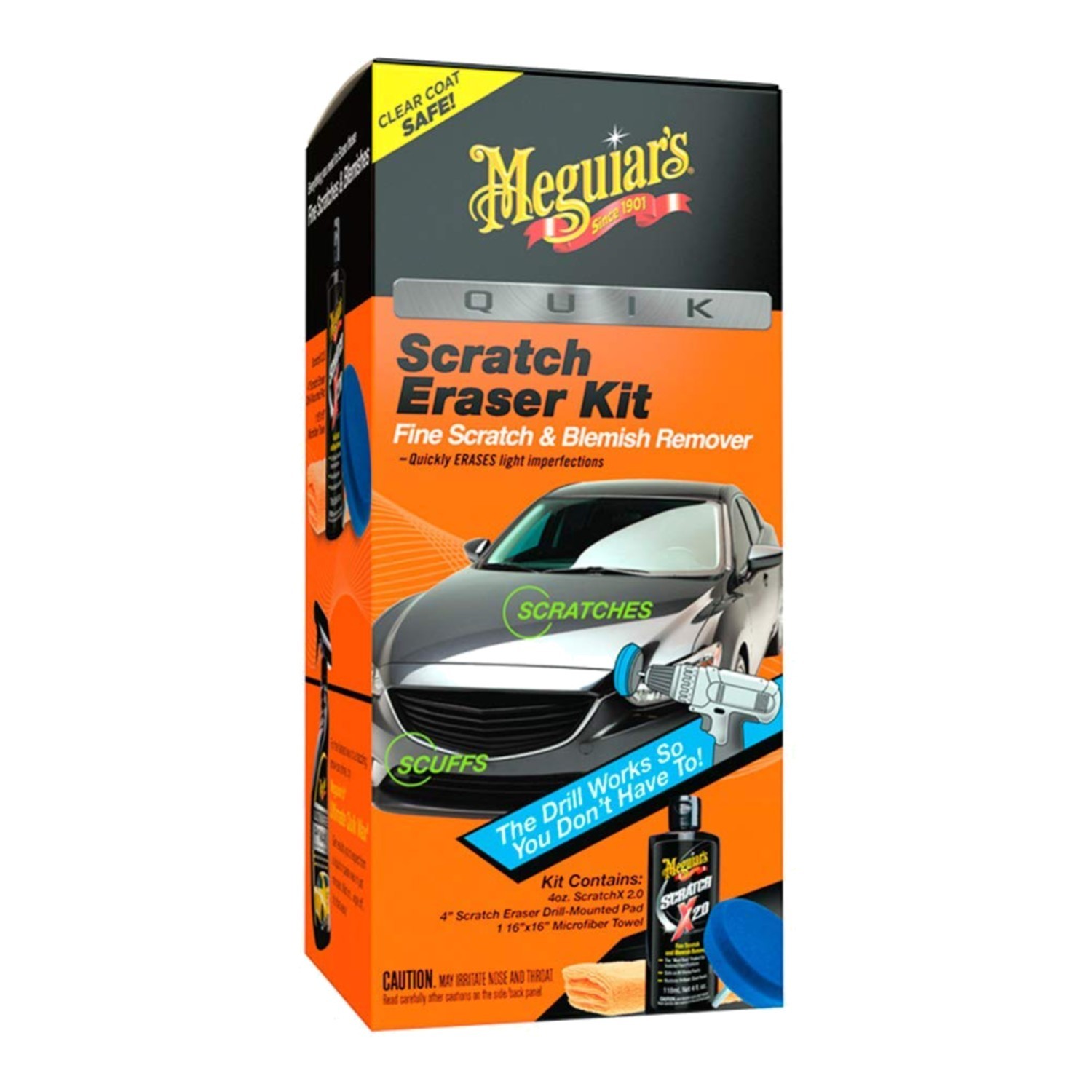 All-in-One Scratch Eraser Kit: Quick Fix for Light Car Blemishes and Scuffs