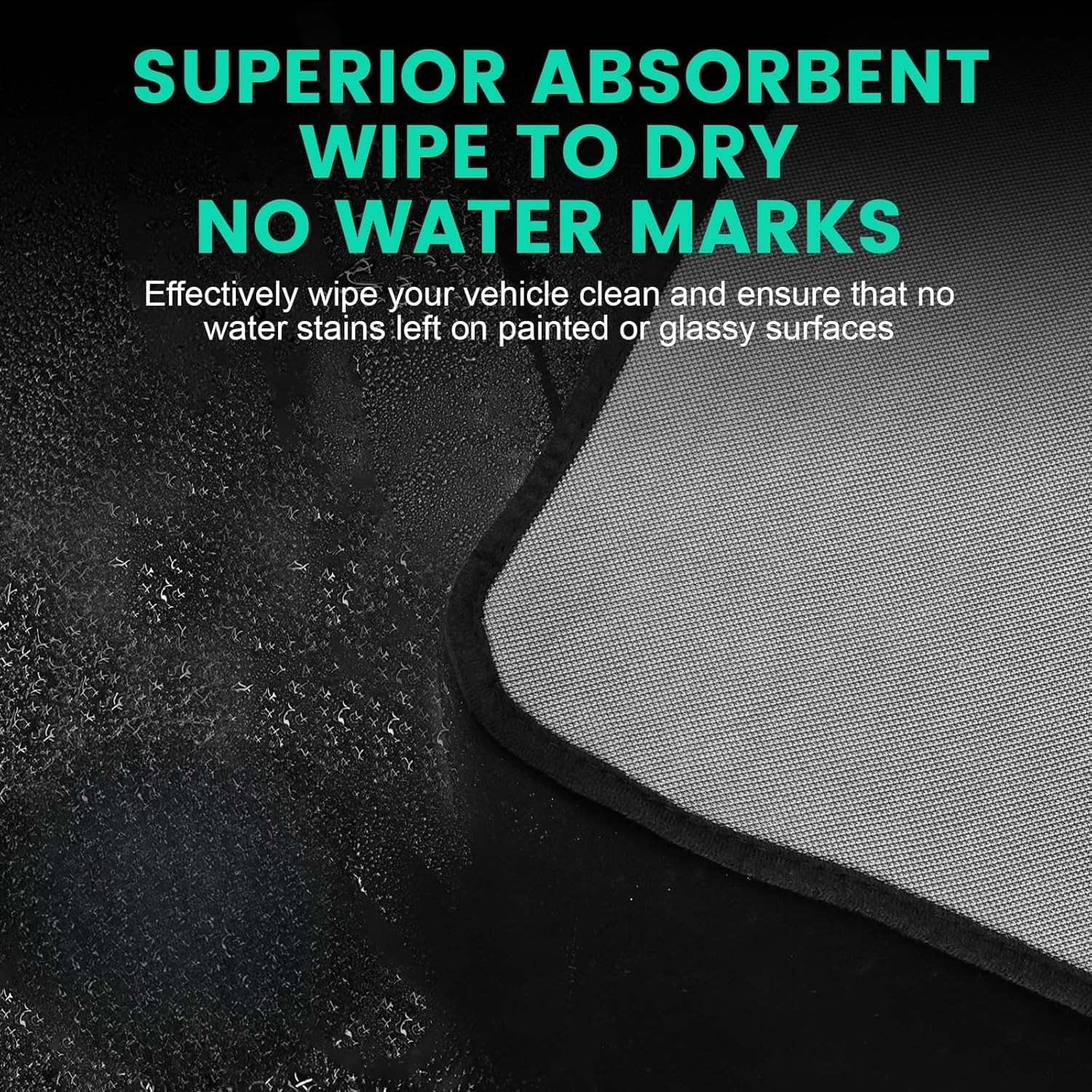 Microfiber Towels for Cars(24″x35″),Extra Large Super Absorbent Car Drying Towel