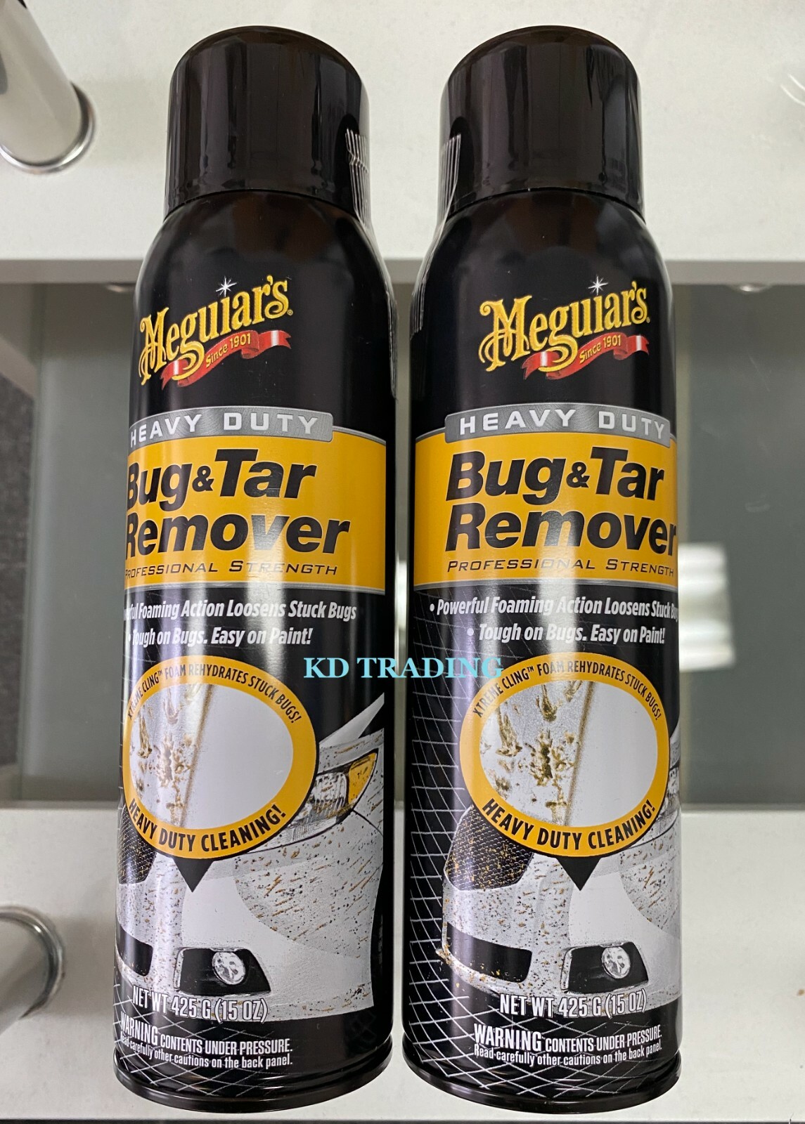 (2-Pack) Meguiar’s HEAVY DUTY PROFESSIONAL Bug & Tar Remover w/ Clear Coat Safe